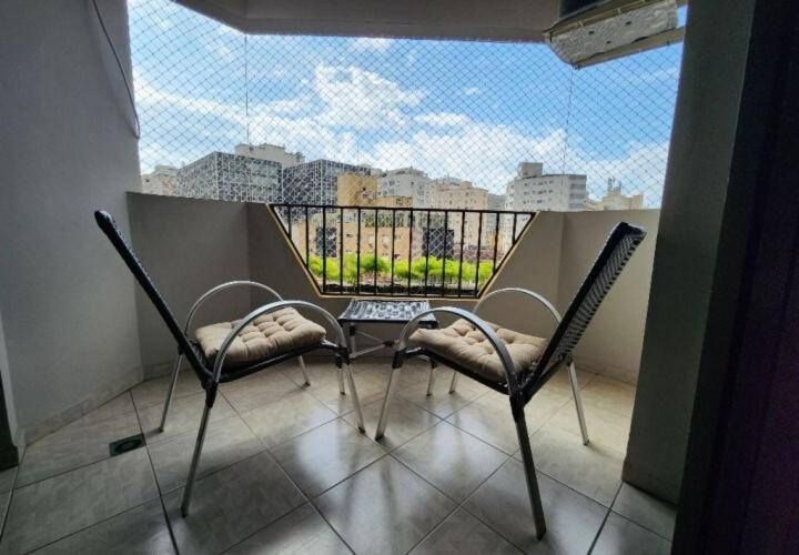 Flat No Hotel Cosmopolitan Com Estacionamento Gratis E Piscina サントス エクステリア 写真