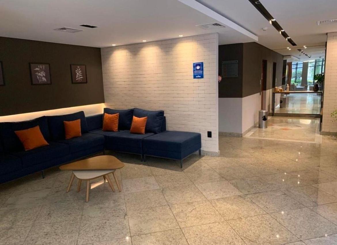 Flat No Hotel Cosmopolitan Com Estacionamento Gratis E Piscina サントス エクステリア 写真